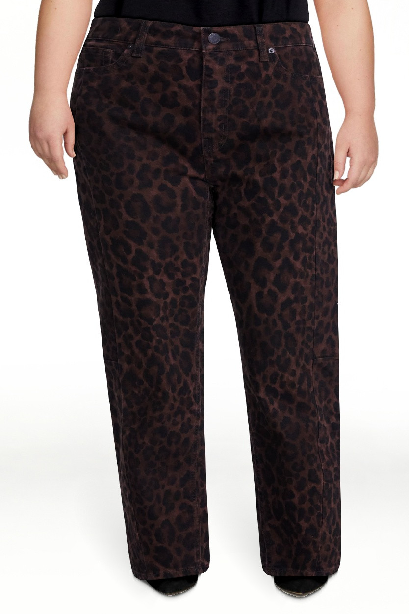 Scenario Women's and Women's Plus High Rise Barrel Jeans, 26", 28" Inseam, Sizes 0-28W | Walmart (US)