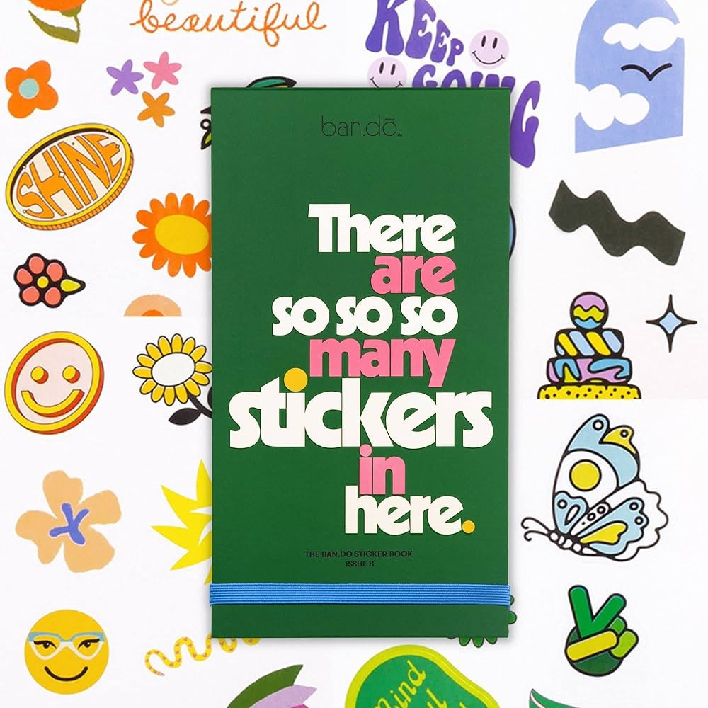 ban.do Sticker Book with Over 700 Assorted Stickers, 35 Sticker Sheets with Fun Stickers, Colorfu... | Amazon (US)