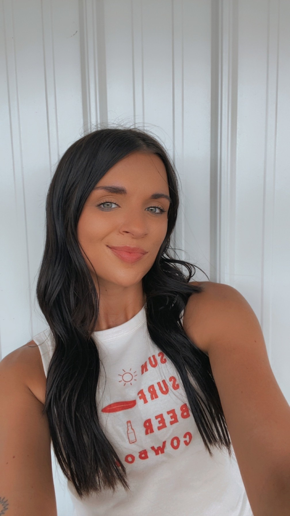 The perfect tee for summer country concerts 🤠🍻

Country concert fit, botique, summer, white tank. 

#LTKFindsUnder50 #LTKSummerEdit