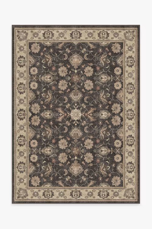 Odette Dark Wood Rug | Ruggable