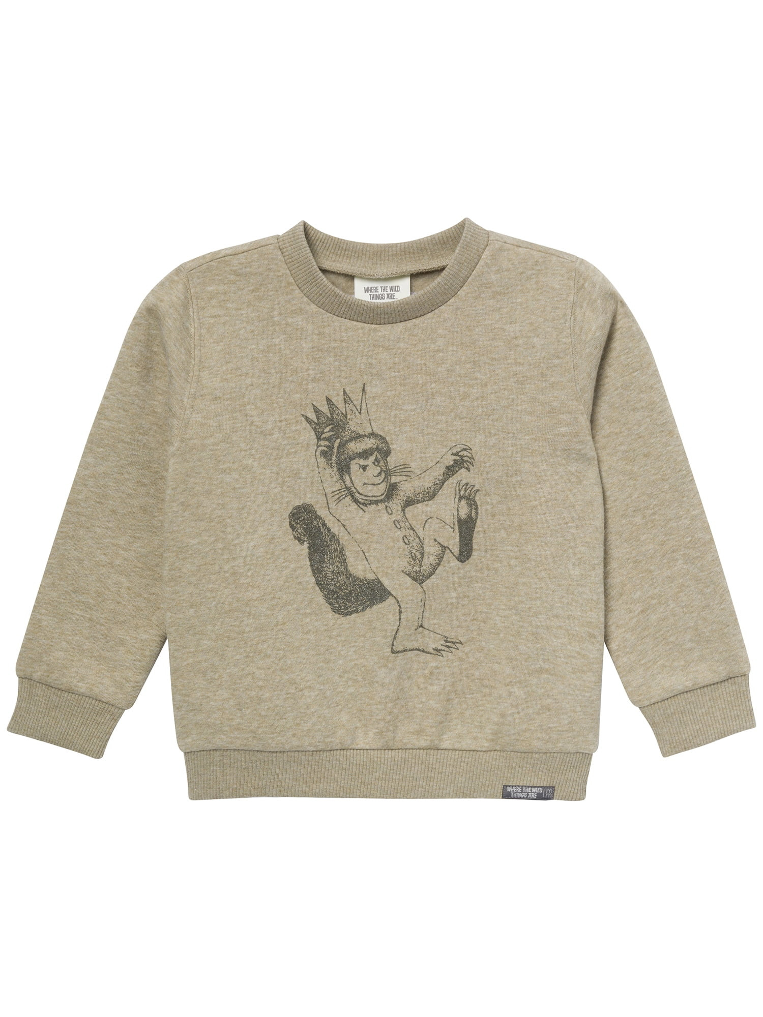 Modern Moments x Where the Wild Things Are Baby and Toddler Neutral Sweatshirt, Sizes 0/3 Months ... | Walmart (US)