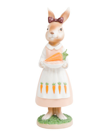 Rabbit With Carrots Decor | TJ Maxx