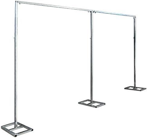 10x20ft Backdrop Stand Pipe and Drape Backdrop Kit, Heavy Duty Backdrop Stand, Stainless Steel Ba... | Amazon (US)