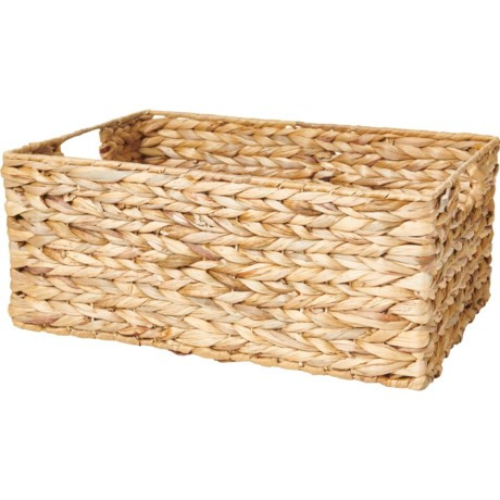 Michael Graves Water Hyacinth Storage Basket - 16x11.5x7” | Sierra