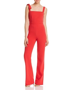 Black Halo Dana Bow-Detail Jumpsuit | Bloomingdale's (US)