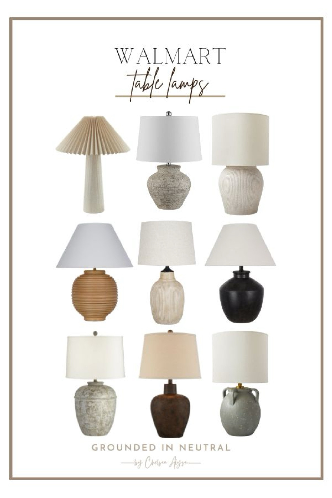 Walmart table lamps I’m loving. These are great for a night stand, entryway or side table  

#LTKStyleTip #LTKSeasonal #LTKHome