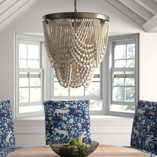 Hatfield Metal/Wood 3-Light Novelty Chandelier | Wayfair North America