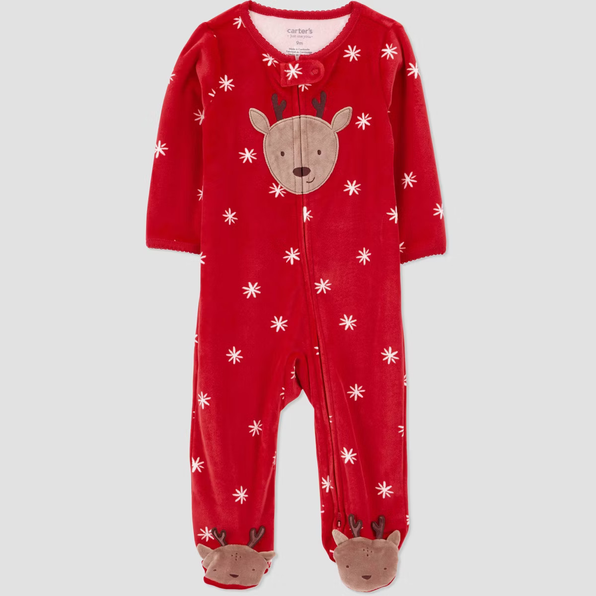 Carter's Just One You® Baby Holiday Reindeer Sleep N' Play - Red | Target