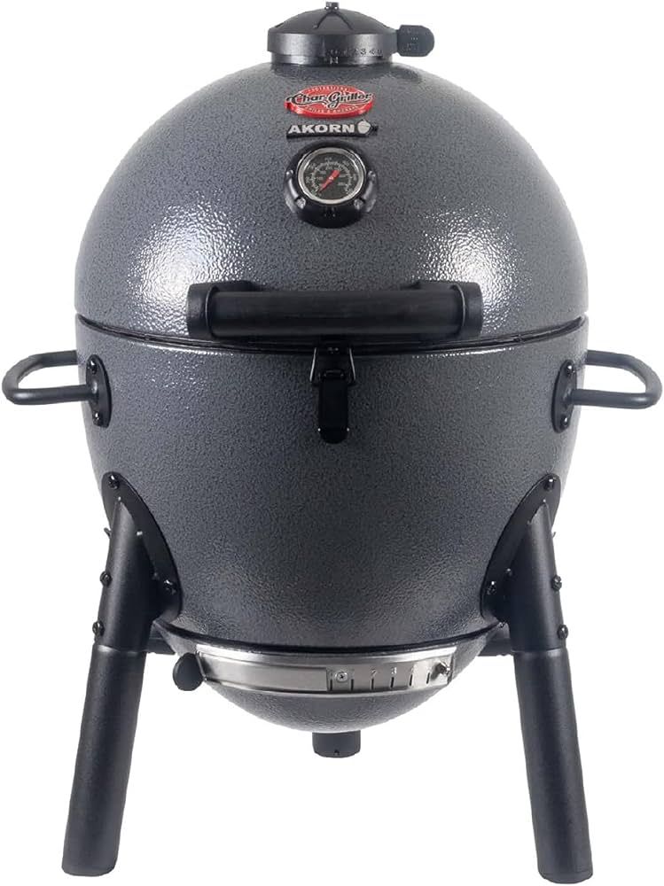 Char-Griller E86714 AKORN Jr. Kamado, Ash Portable Charcoal Grill | Amazon (US)