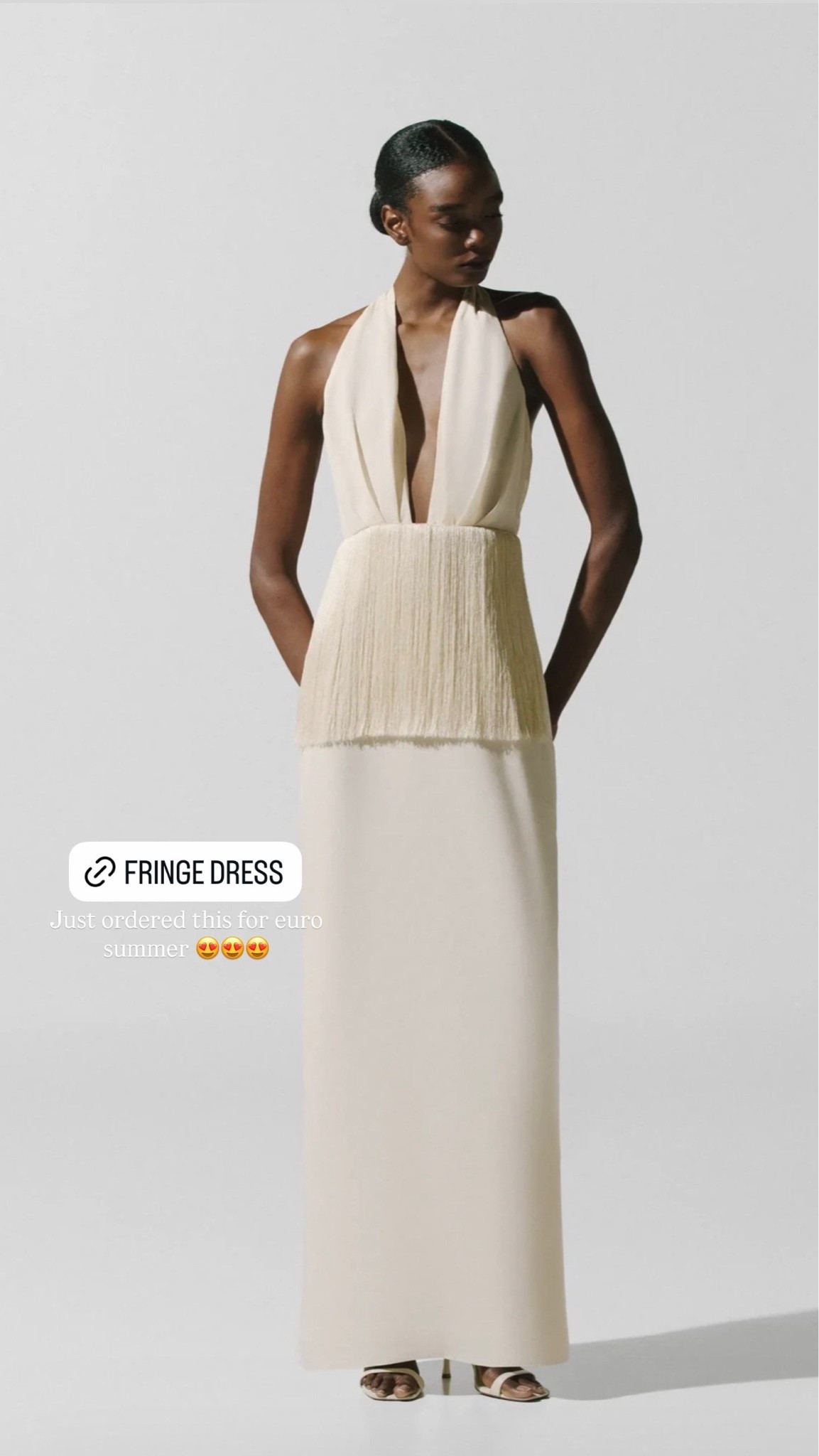 Ordered size xs for euro summer 🇮🇹 I think this is so elegant and I LOVE the fringe

#LTKootd #LTKWedding #LTKBeauty