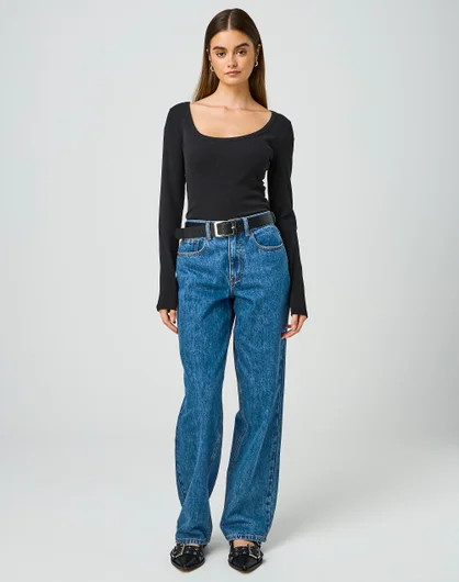 Straight Leg Puddle Jean | Glassons (NZ)