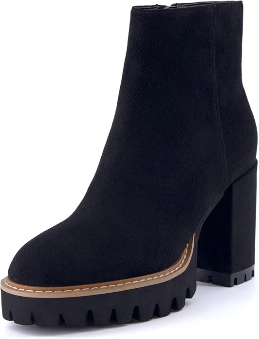 CUSHIONAIRE Women's Ringo platform heel boot +Memory Foam, Wide Widths Available | Amazon (US)