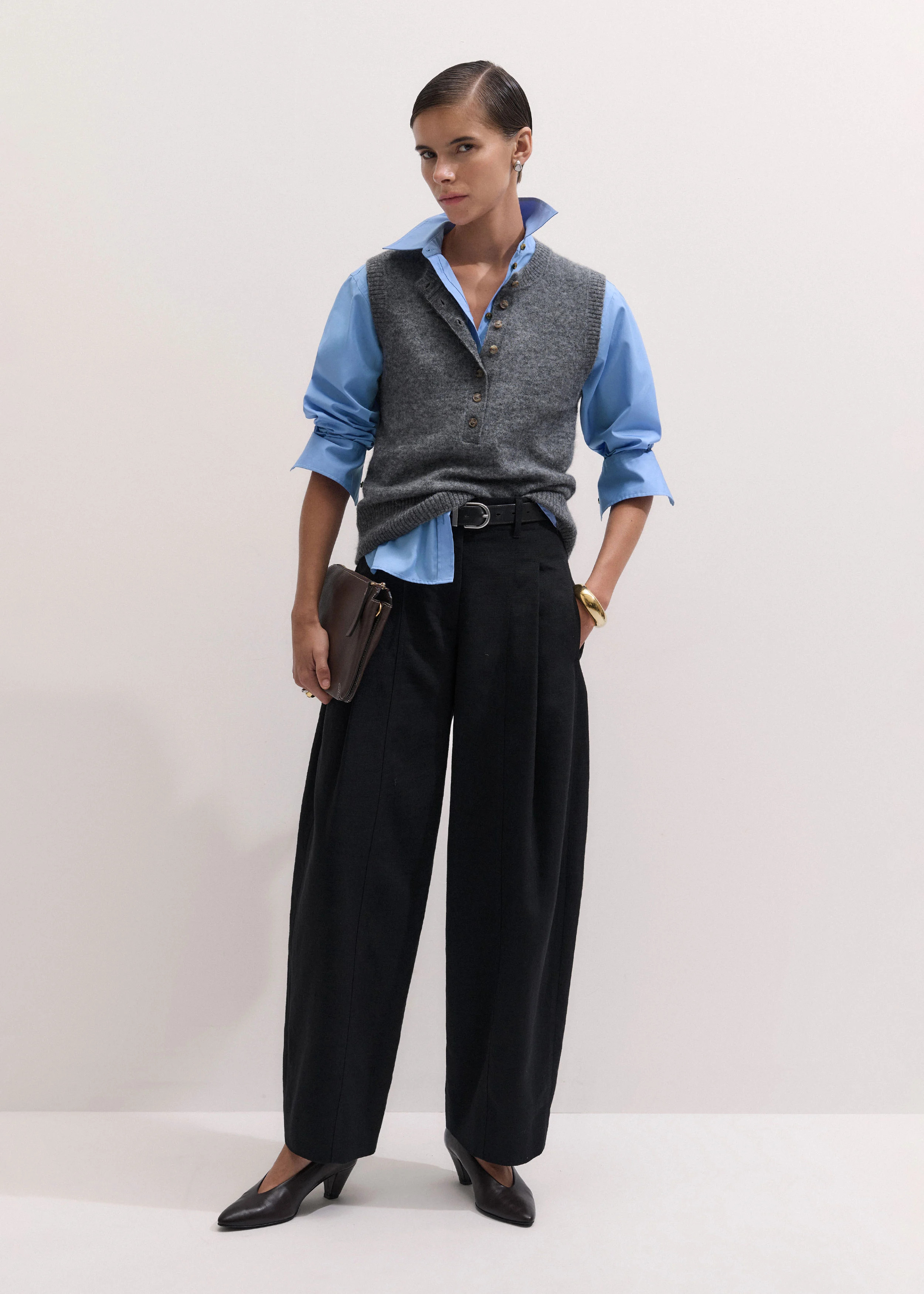 Tailored Barrel Trouser | ME+EM Global (Excluding US)