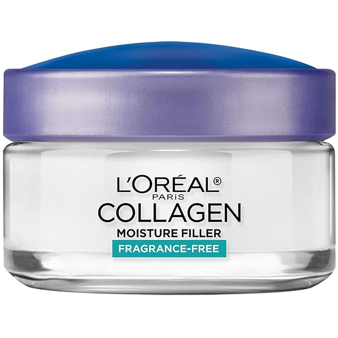 L'Oreal Paris Skincare Collagen Face Moisturizer, Fragrance-Free Day and Night Cream, Anti-Aging ... | Amazon (US)
