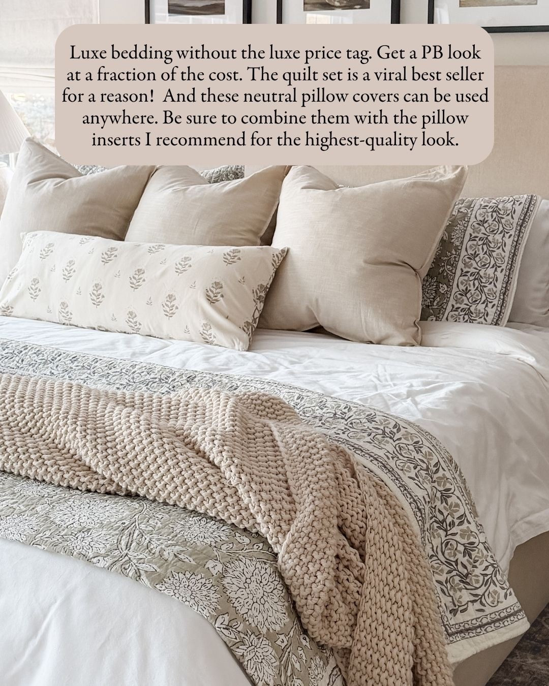 Love this neutral bedding combo!

#LTKHome