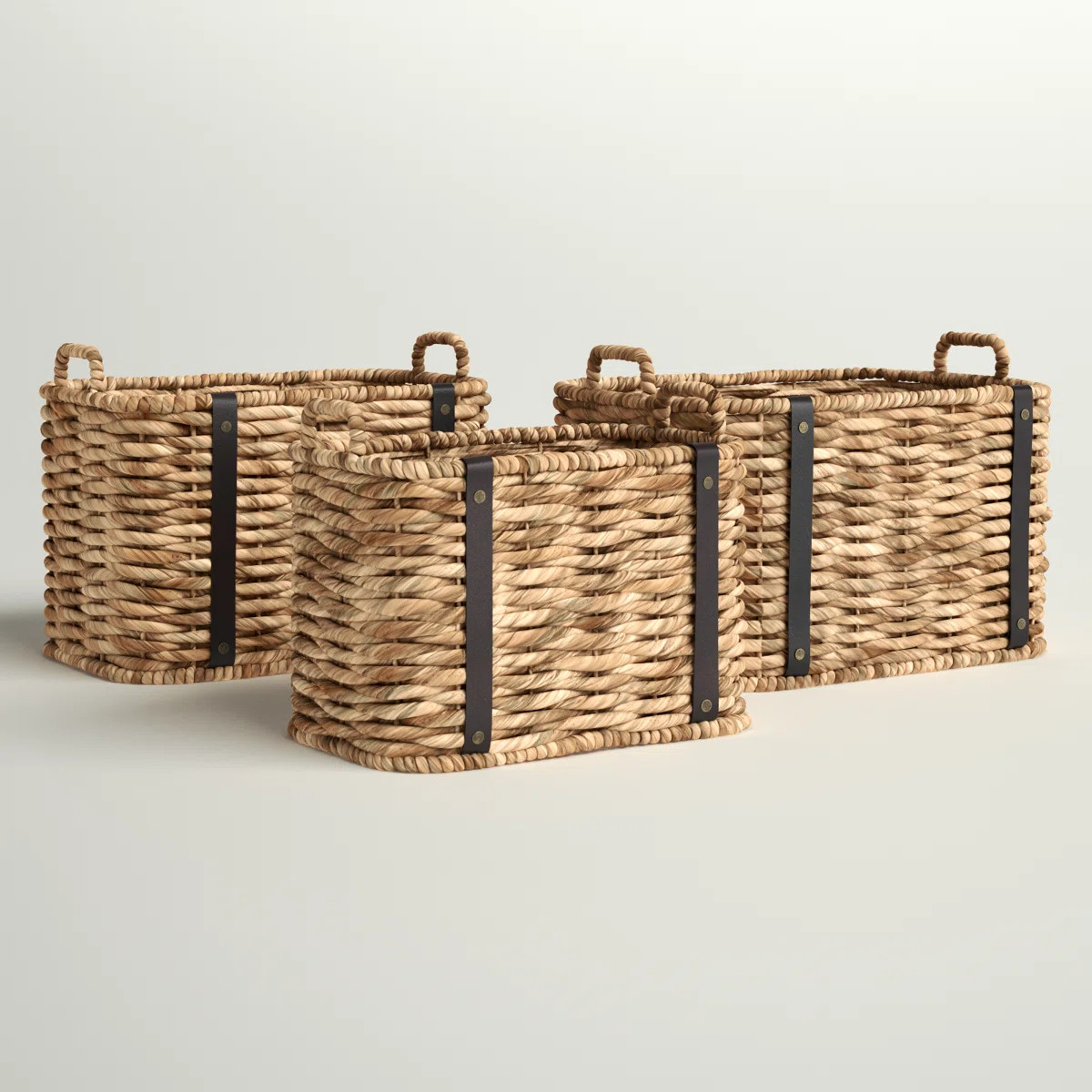 Sand & Stable™ Wicker Decorative Basket (Set of 3) | Wayfair North America