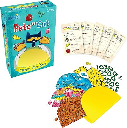 Briarpatch, Pete The Cat Terrific Taco Game, Based On Early Reader Books by James Dean, Preschool... | Amazon (US)