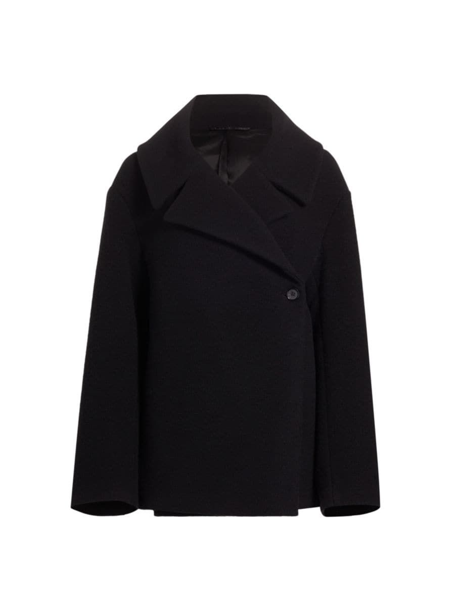 Wool-Blend Wrap Jacket | Saks Fifth Avenue