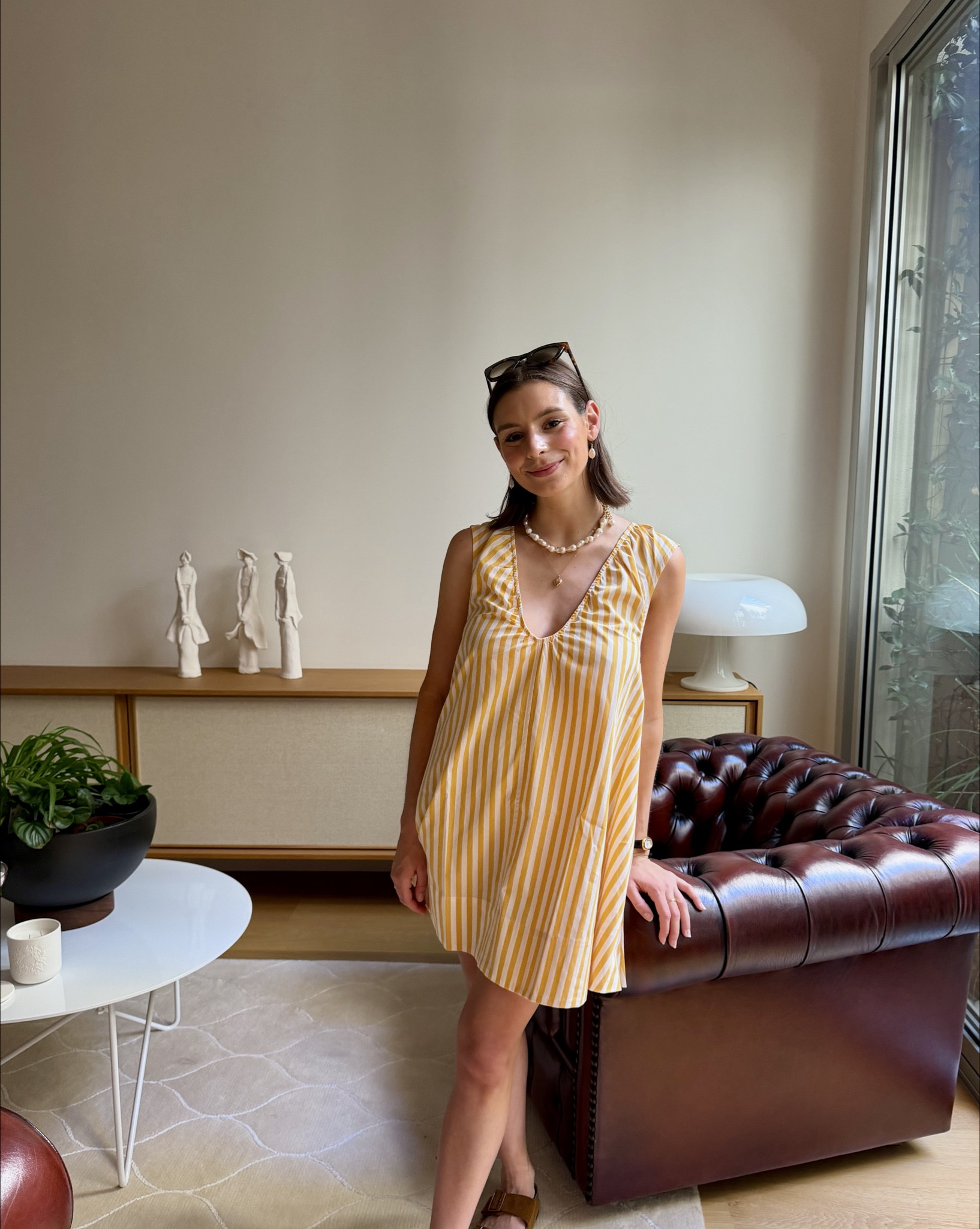 FAITHFULL THE BRAND - PEDRERA MINI DRESS IN OROZCO STRIPE MUSTARD

#LTKaustralia #LTKsummer #LTKpetite