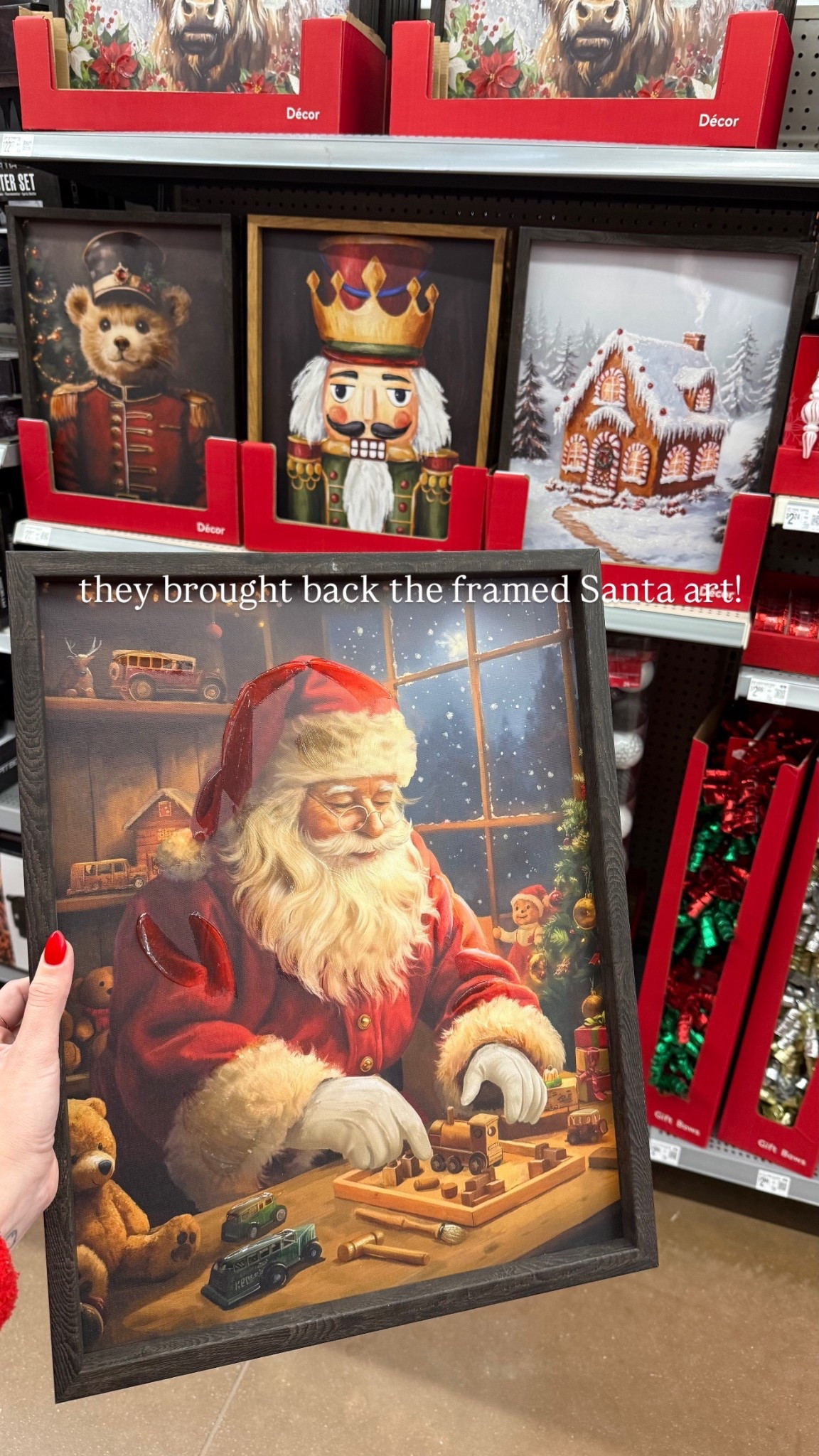 Framed Christmas art work from @walmart! 

#LTKHome #LTKSeasonal #LTKSaleAlert