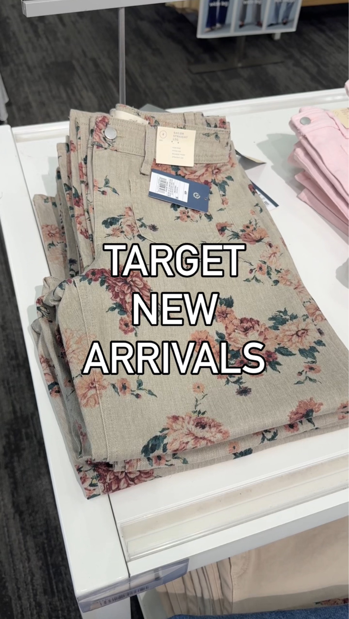 Instagram reel, Target new arrivals, Target try on, Target outfit, floral jeans 

#LTKmomlife #LTKootd #LTKSaleAlert