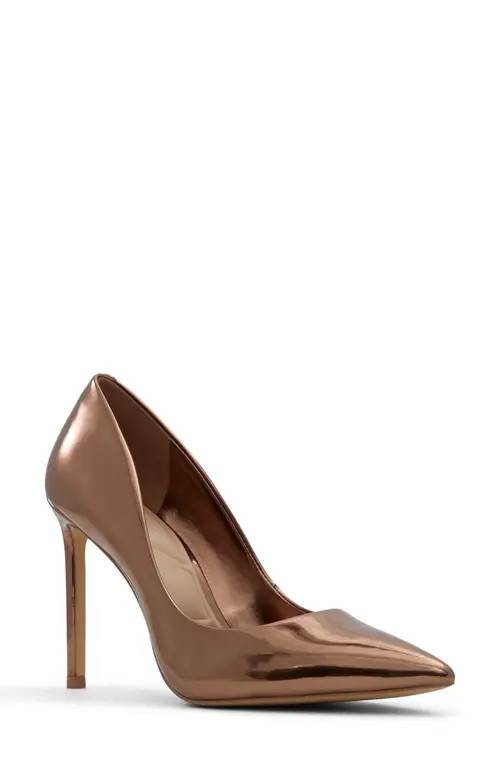 ALDO Stessy 2.0 Pointed Toe Pump in Metallic Multi at Nordstrom, Size 5 | Nordstrom