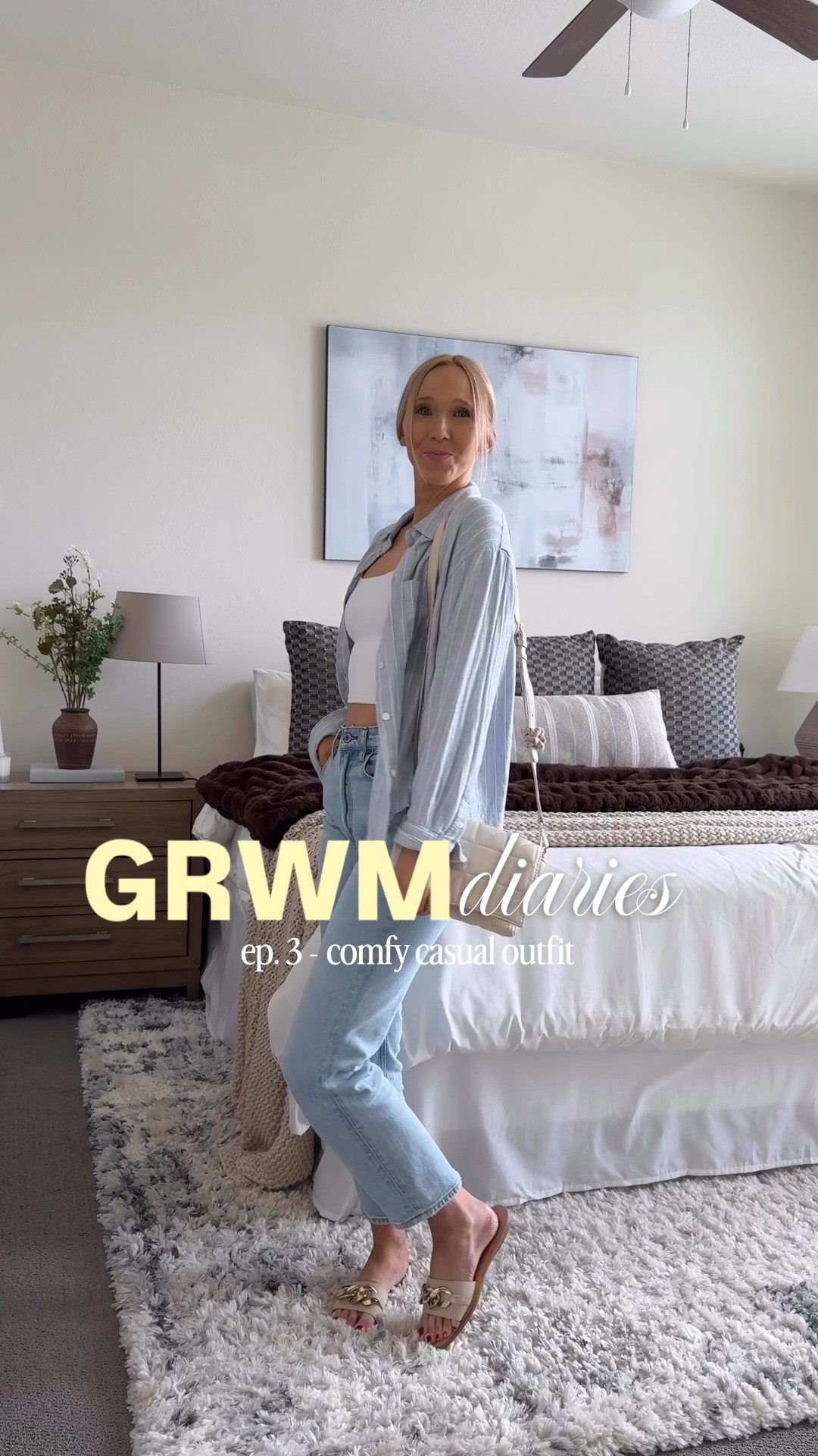 GRWM diaries ep. 3 comfy casual outfit for Spring 🌊🐚

One of my go to outfits in the Spring & Summer. Cropped light wash jeans with a linen button down top ☺️ 

Grwm, Grwm outfit, spring outfit, light wash jeans, cropped jeans outfit, casual outfit ideas

#LTKSaleAlert #LTKgrwm #LTKootd