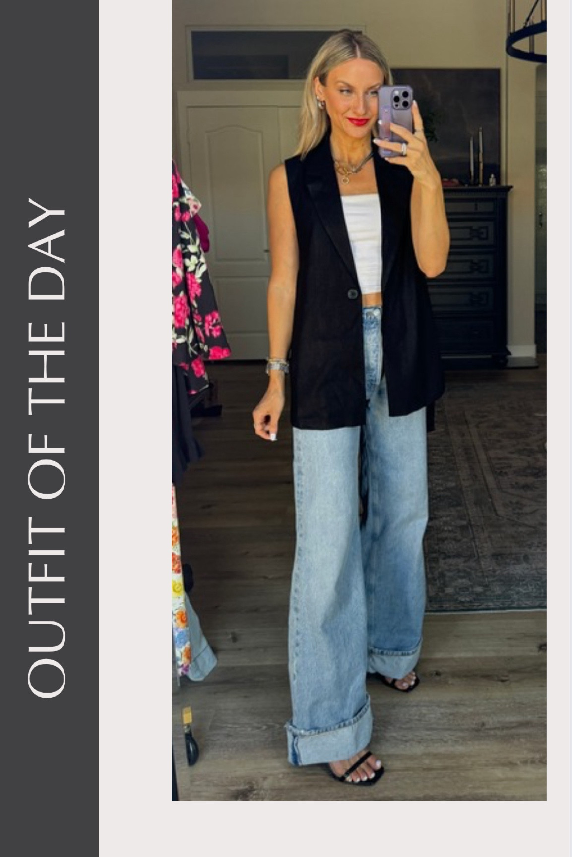 Size down one in the jeans!