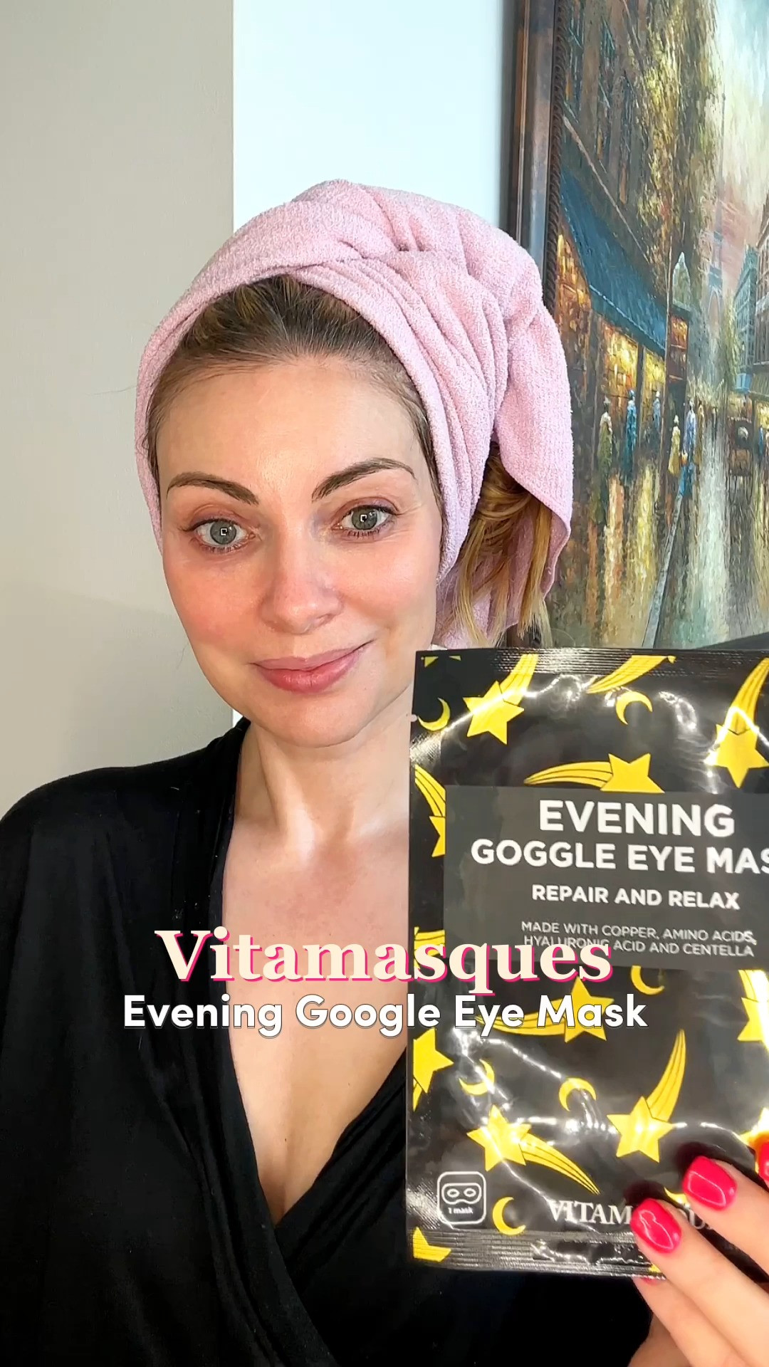 Let’s talk about the ultimate beauty hack for the busy working mom who needs to transition from a stressful workday straight into a school event or dinner date.  🌸 The physical exhaustion of being a mom shows up under our eyes first. The Vitamasques Evening Goggle Eye Mask is my absolute secret weapon for fake-looking well-rested skin. Great buy if you want an all-in-one treatment that covers the entire upper face and locks in deep hydration while you decompress. 🌙  #momlife #skincareroutine #undereyecircles #selfcareday #nighttimeroutine #momhacks #undereyebeauty 

#LTKmorningroutine #LTKselfcare #LTKBeauty