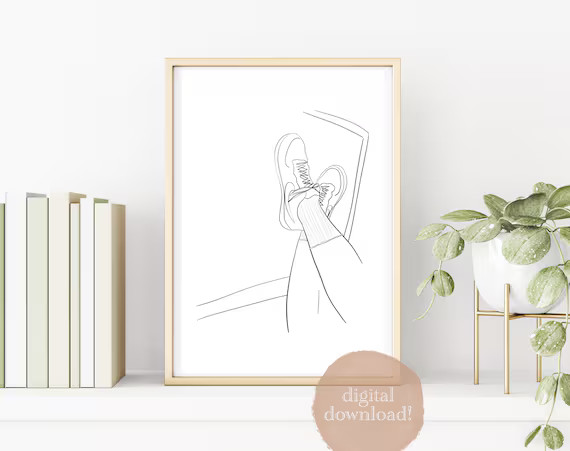 I Feel Like a Chill Girl Today: Digital Art Print Download | Etsy | Etsy (US)