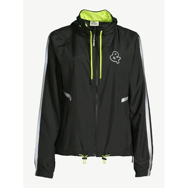 Love & Sports Women’s Track Jacket with Hood | Walmart (US)