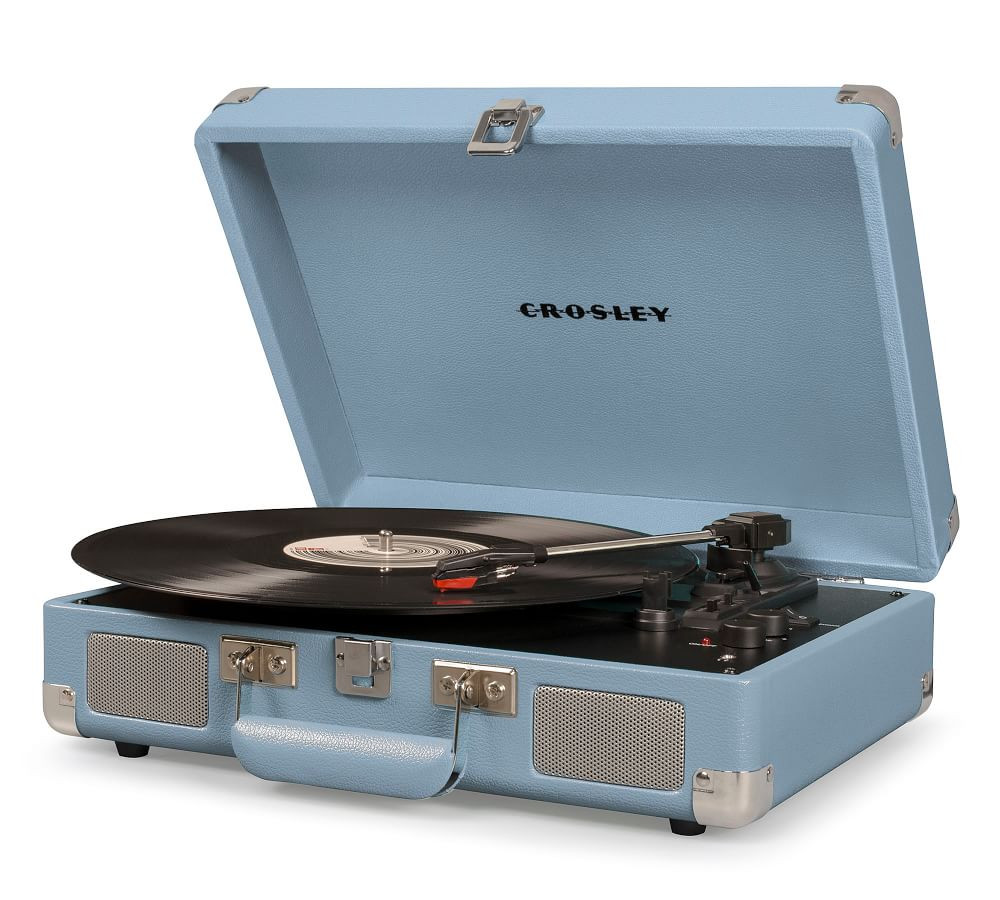 Crosley Cruiser Deluxe Turntable, Tourmaline | Pottery Barn (US)
