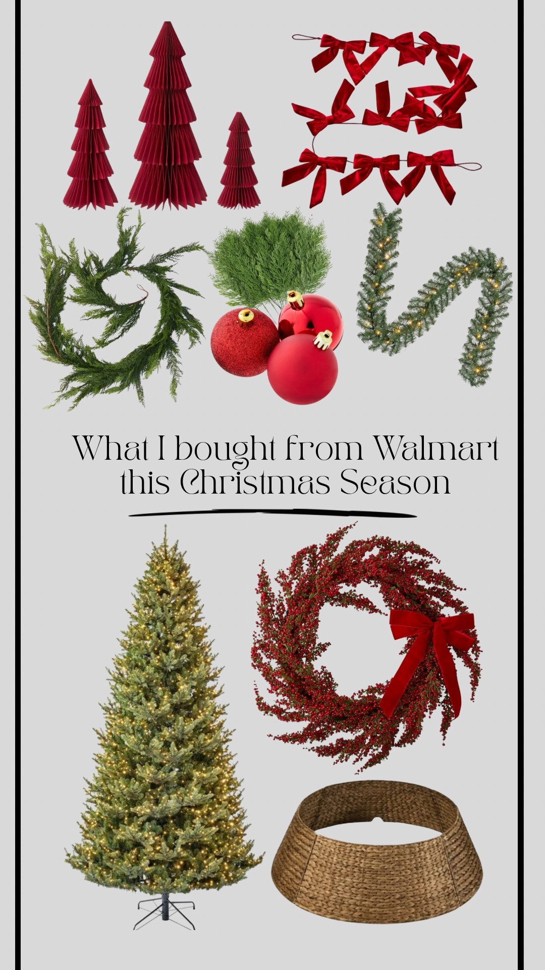 What I bought from Walmart this Christmas season. 

#LTKSeasonal #LTKHoliday #LTKHome