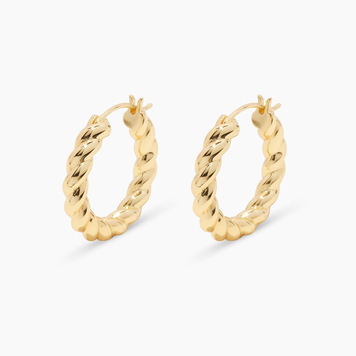 Crew Hoops Earring in Gold Plated Brass, Women's by Gorjana | Gorjana