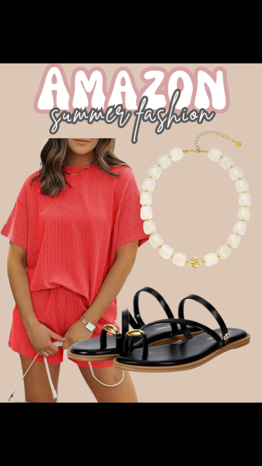 Amazon summer fashion
Travel outfits, summer outfits, vacation outfits beach, spring outfits 2026, resort wear, resort outfits from amazon, swim cover up, summer matching set, casual outfits for the summer, casual outfits for the spring, Amazon fashion, oversized sunglasses, neutral tops, halter tank top, sandals, beach, pool, beach outfits, ootd, vacation, vacation wear, cruise outfits, cream
#vacationwear #amazon #amazonfinds #traveloutfits #vacationoutfitsbeach

#LTKmomlife #LTKMothersDay #LTKootd