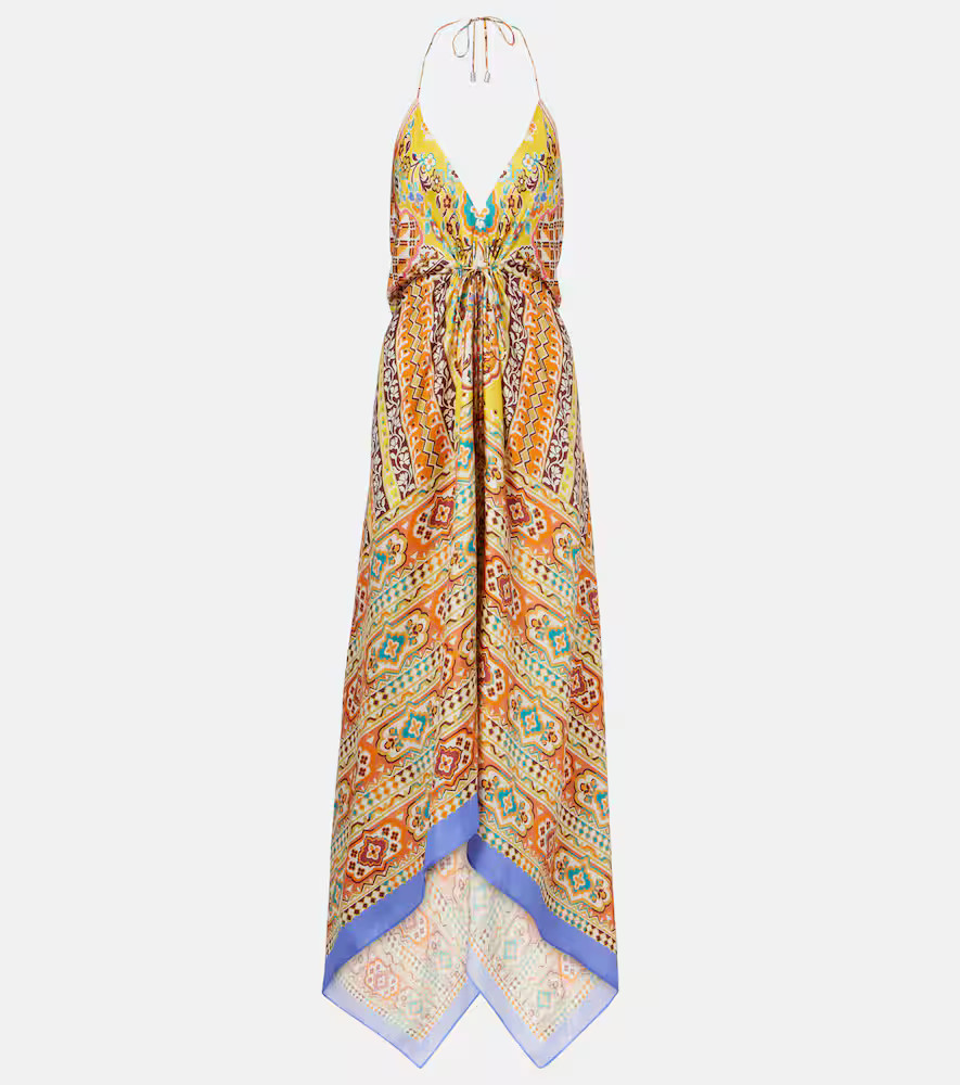 Etro Printed silk midi dress | Mytheresa (US/CA)