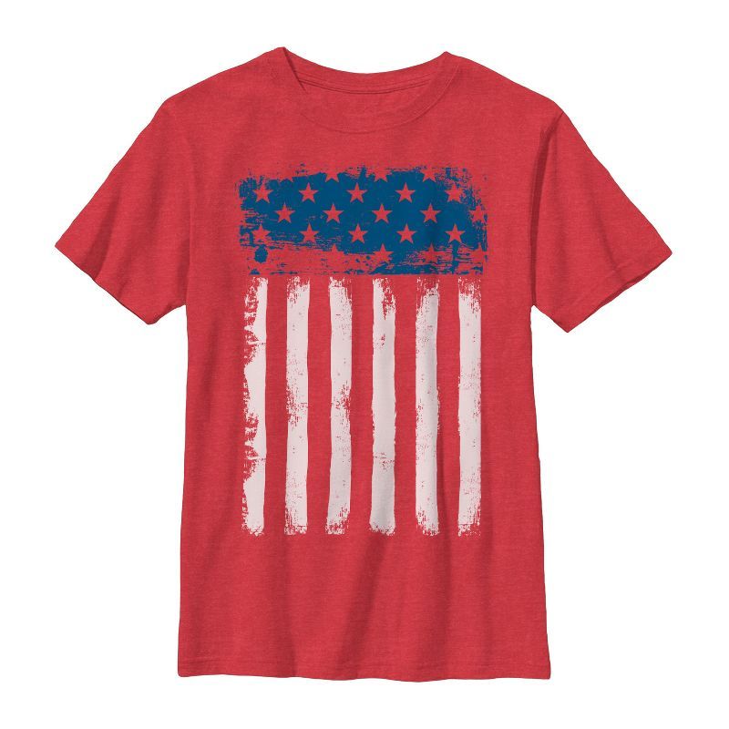 Boy's Lost Gods Fourth of July  Streak American Flag T-Shirt | Target