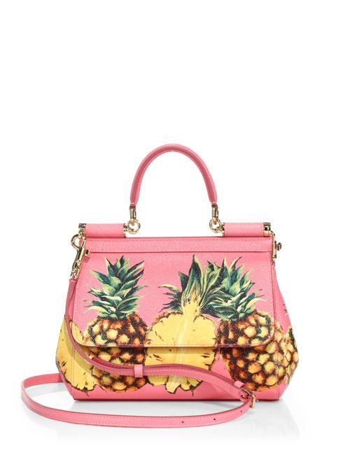 Mini Miss Sicily Tropical Saffiano Leather Top-Handle Bag | Saks Fifth Avenue (UK)