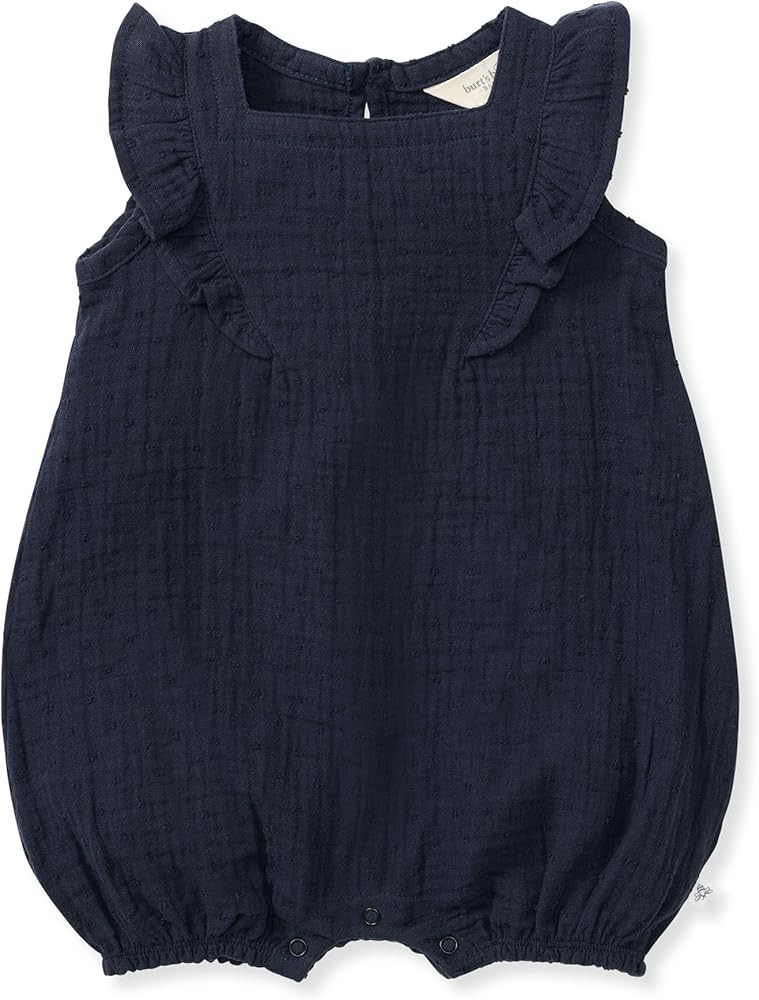 Burt's Bees Baby Baby Girls' Romper, 100% Organic Cotton One-piece Bubble Shortall and Layette Se... | Amazon (US)