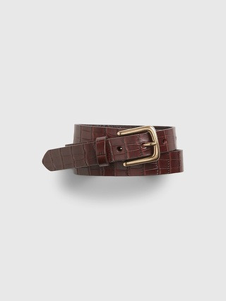 Crocodile Leather Belt | Gap (US)
