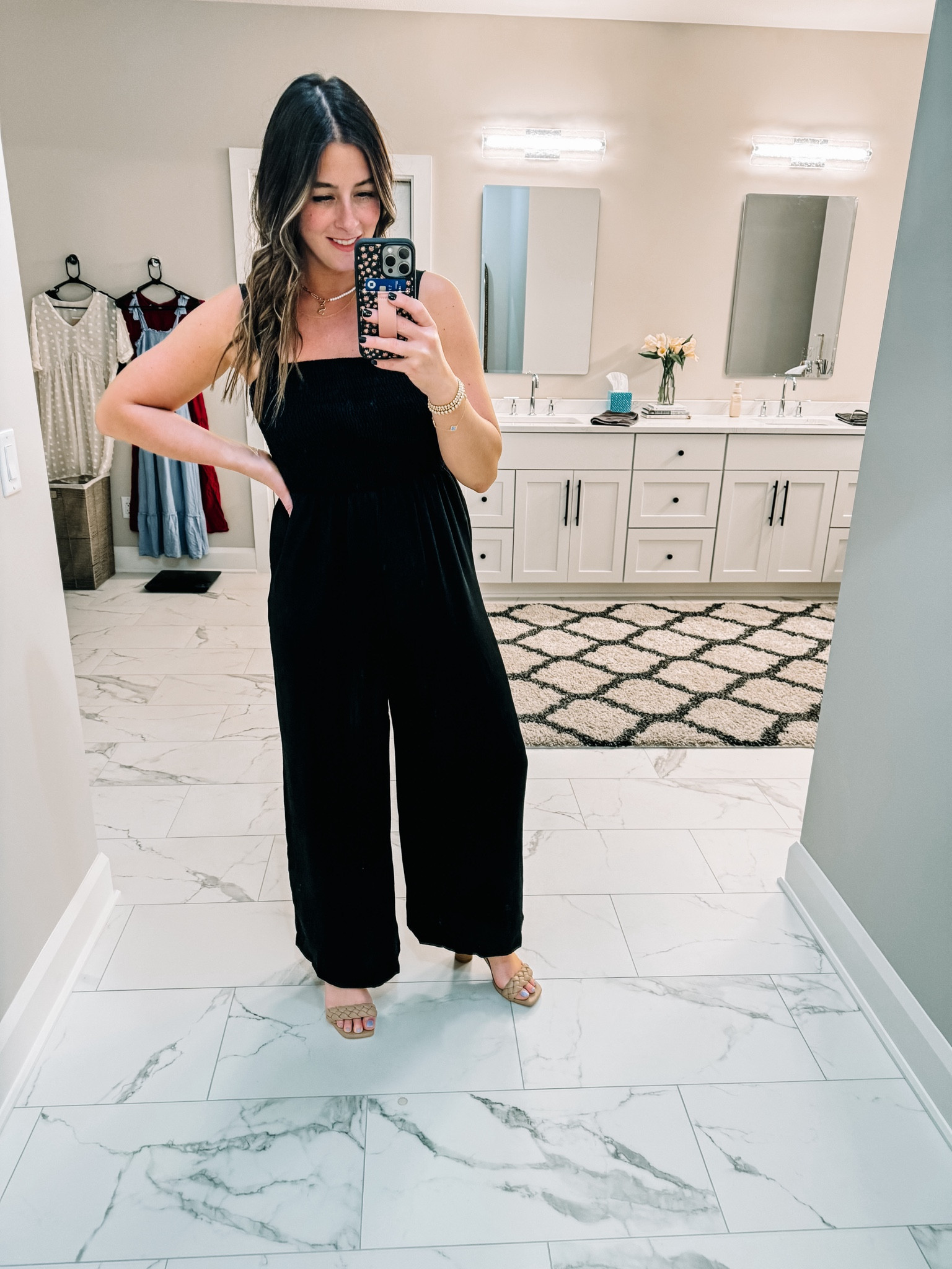 Spring style // summer style // jumpsuit // target heels 

#LTKworkwear #LTKfindsunder50 #LTKshoecrush