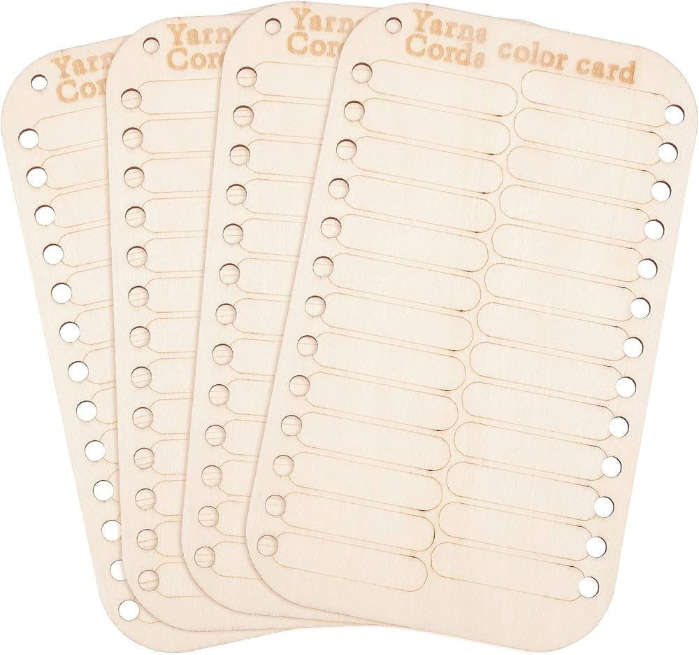 PH PandaHall 4pcs Embroidery Floss Organizer Wooden Stitch Thread Holder 26 Positions Thread Orga... | Amazon (US)