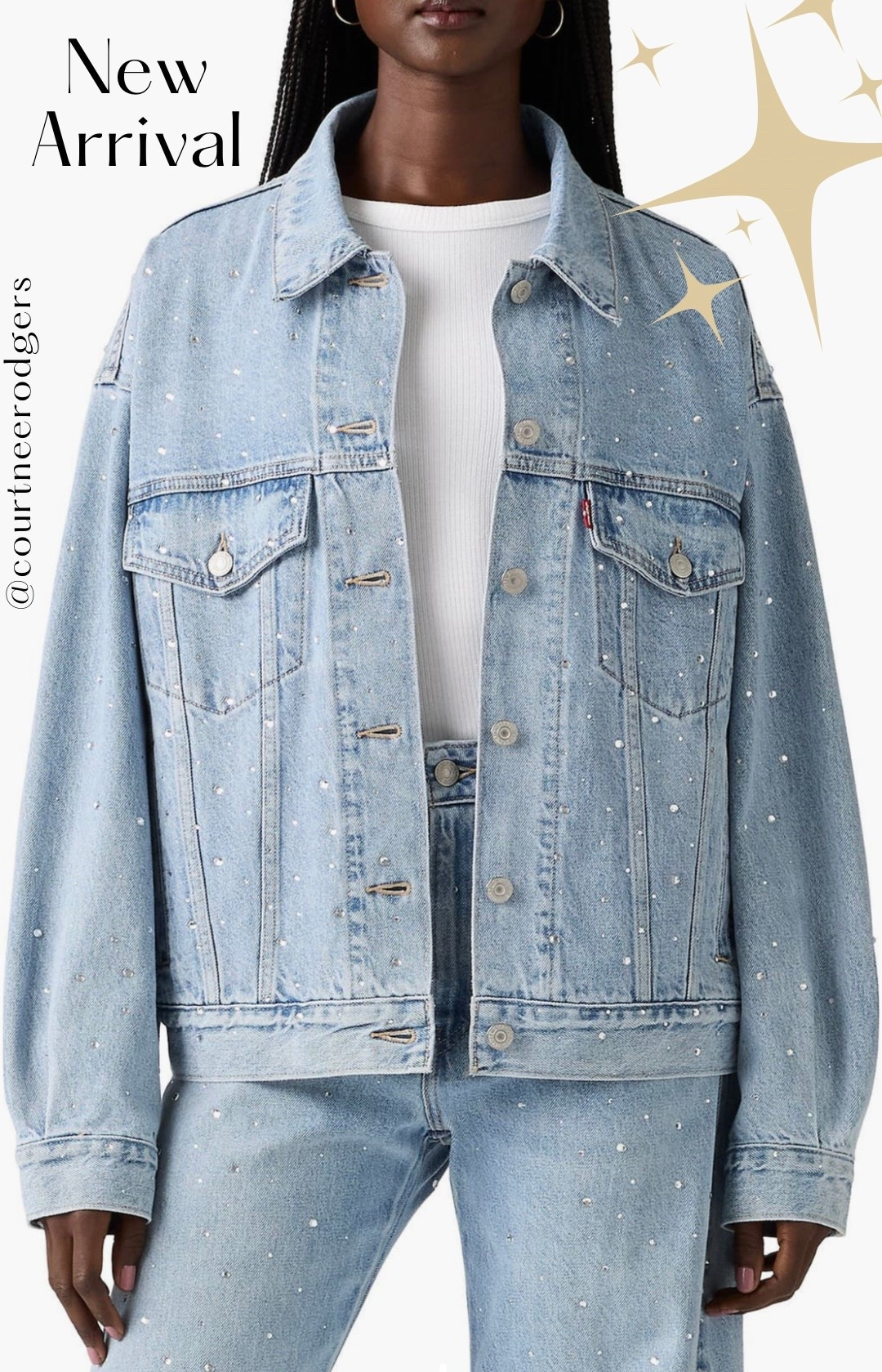 Levi’s Denim Trucker Jacket with RHINESTONES ✨

Holiday style, Levi’s, denim jacket 

#LTKHoliday #LTKGiftGuide #LTKSaleAlert