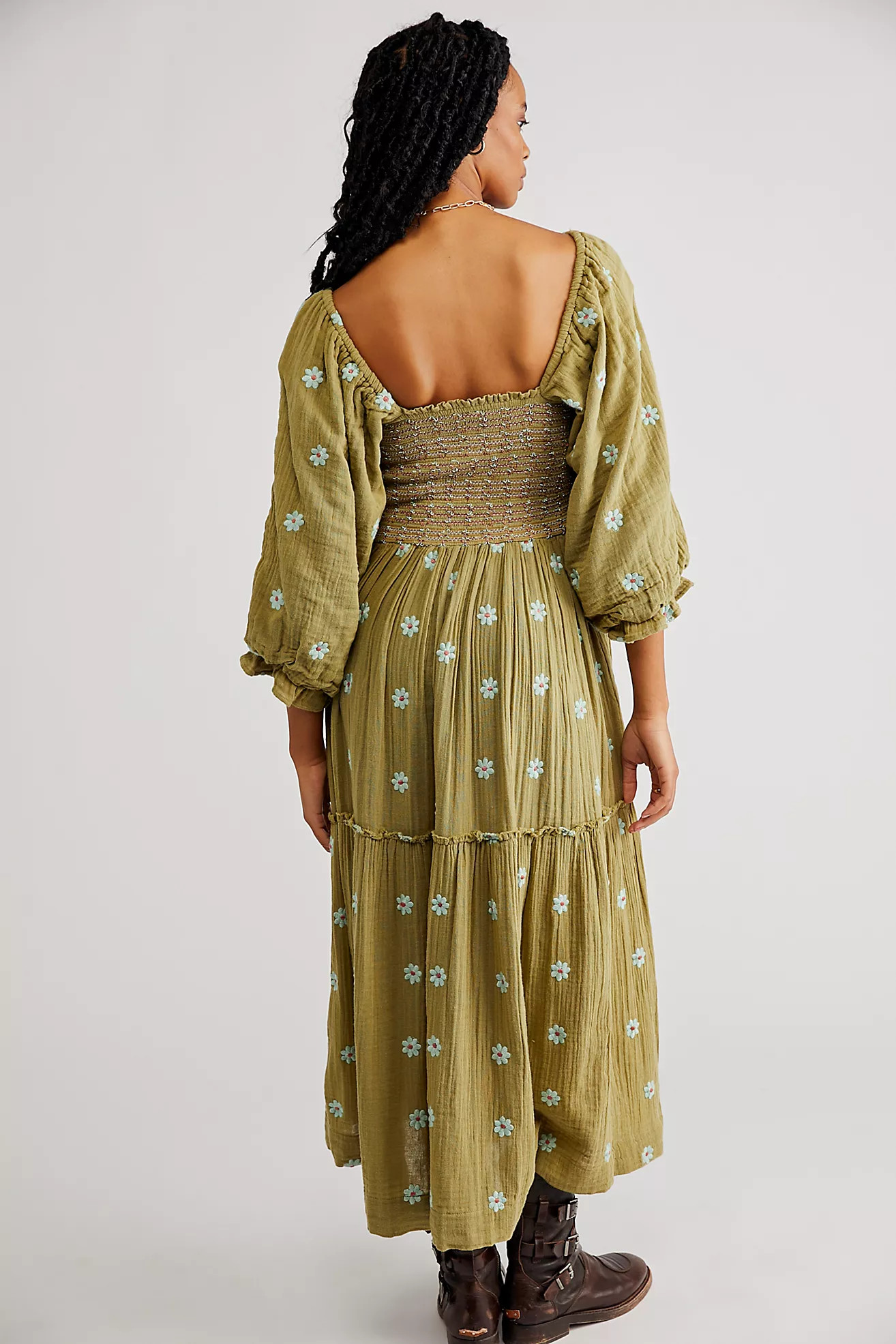 Dahlia Embroidered Maxi Dress | Free People (Global - UK&FR Excluded)