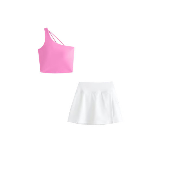 Women's YPB sculptLUX One-Shoulder Strappy-Back Slim Tank | Women's Active | Abercrombie.com | Abercrombie & Fitch (US)