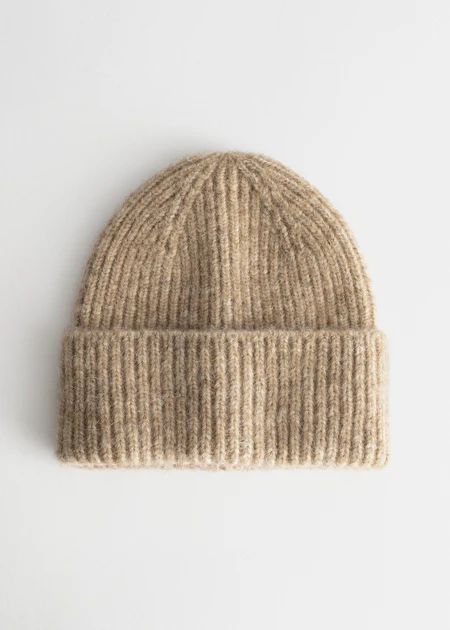 Chunky Ribbed Wool Blend Beanie | & Other Stories (EU + UK)