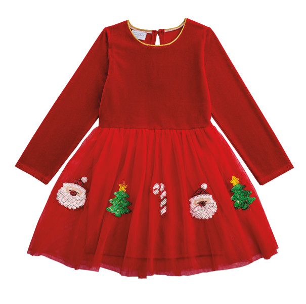 Red Christmas Tutu Toddler Dress | Mud Pie