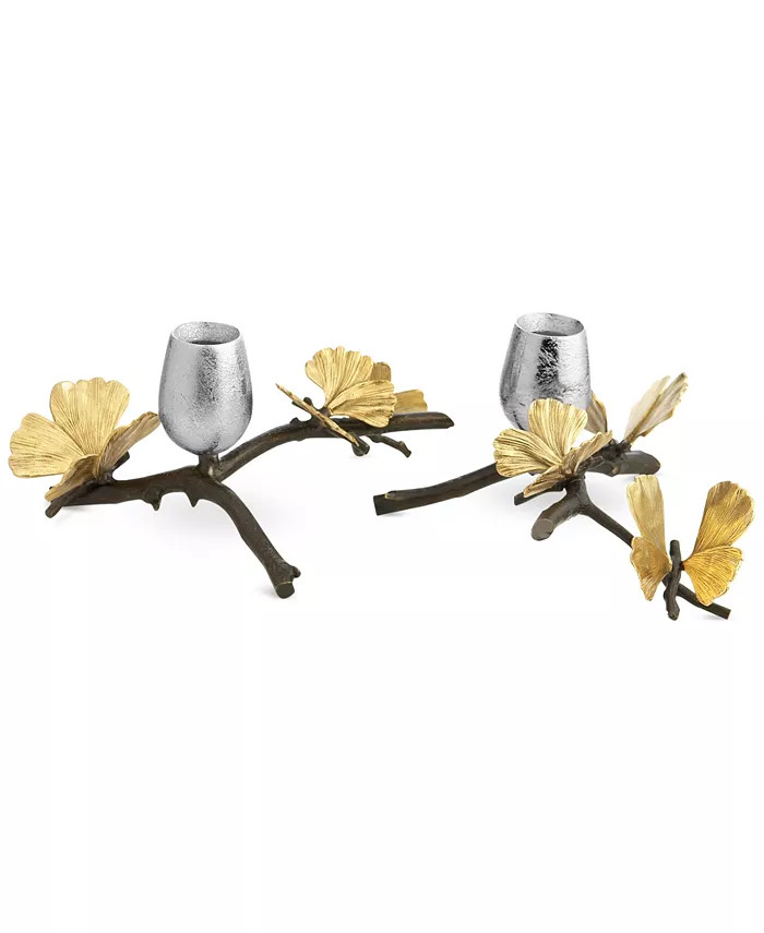 Butterfly Ginkgo Set of 2 Candle Holders | Macys (US)