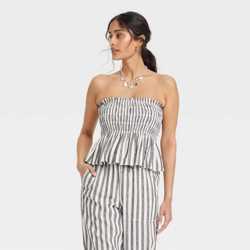 Women's Peplum Tube Top - Universal Thread™ | Target