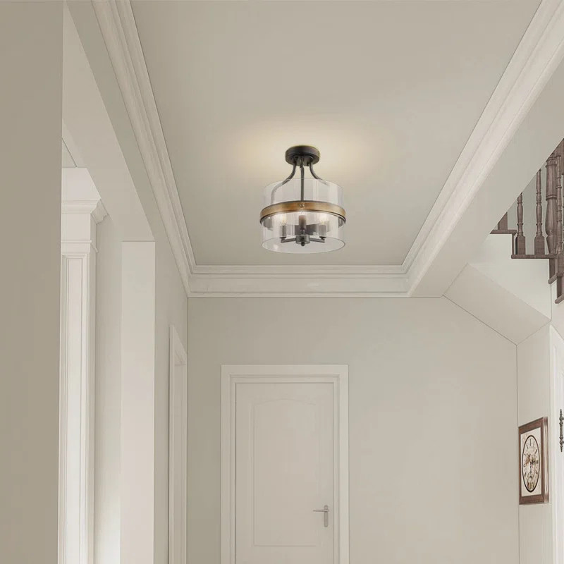 Hughett Semi Flush Mount | Wayfair North America